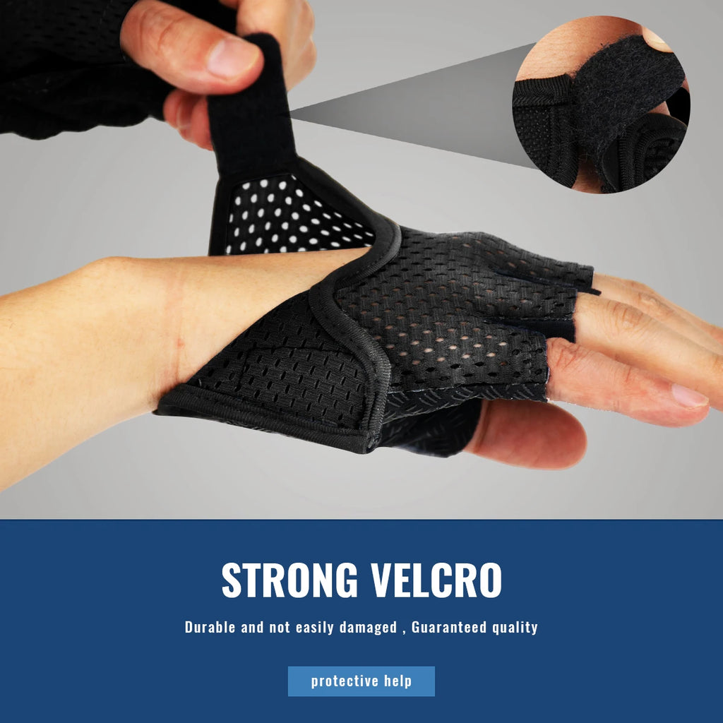Women’s Half-Finger Fitness and Cycling Gloves