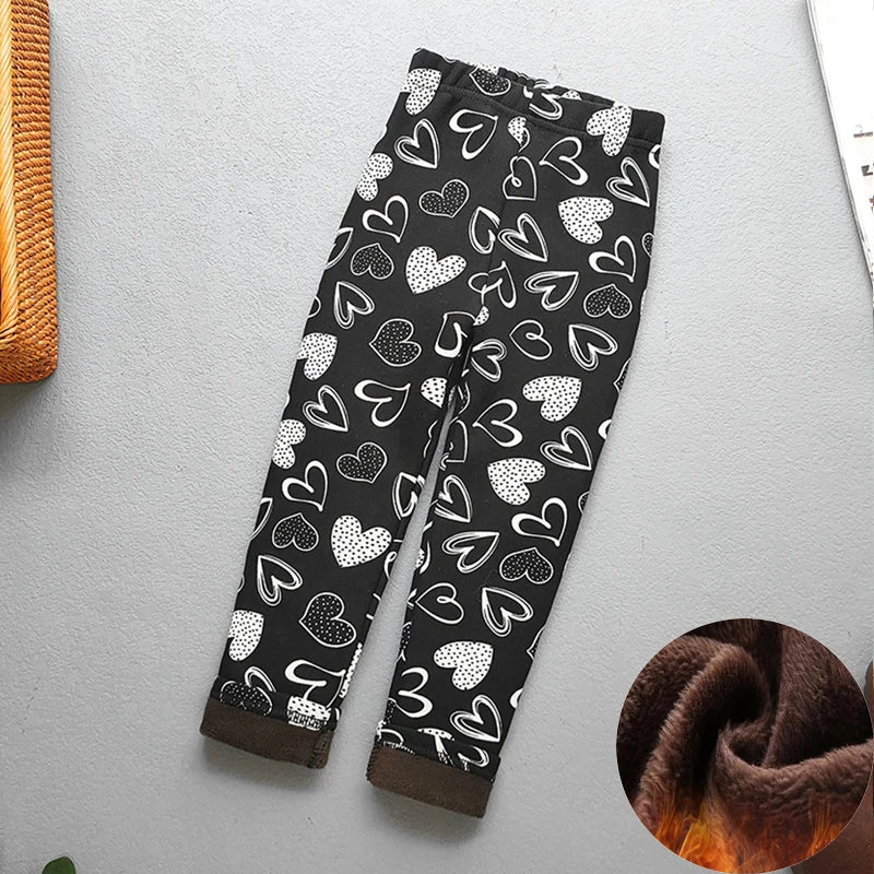 Children’s Fleece-Lined Printed Leggings