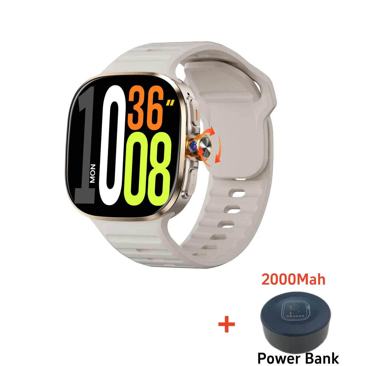 Smartwatch Android touch AMOLED con funzioni telefoniche