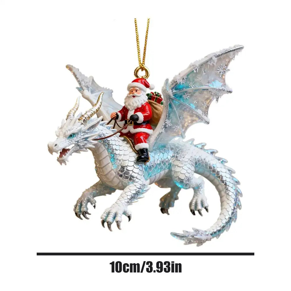 1pc Different Riding Tools 2D Flat Santa Claus Wooden Ornament Set  Perfect for Holiday Home Decorations and Christmas Trees