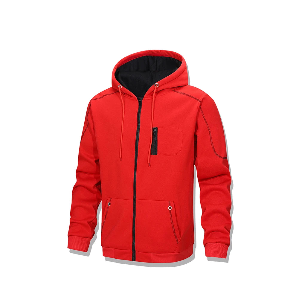 Herren-Radjacke mit Kapuze