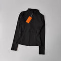 Giacca sportiva donna con zip e collo alto