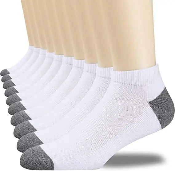 10 Paar atmungsaktive Sportsocken aus Baumwolle für Herren, Bambusfaser, für Herbst und Winter, schweißabsorbierend und geruchshemmend, Business-Socken