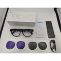 Occhiali smart con fotocamera e chiamate Bluetooth