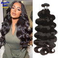 15A Human Hair Bundles Body Wave Unprocessed Virgin Human Hair Extensions Real Wavy Weave Body Wave Bundle Human Hair Double Weft
