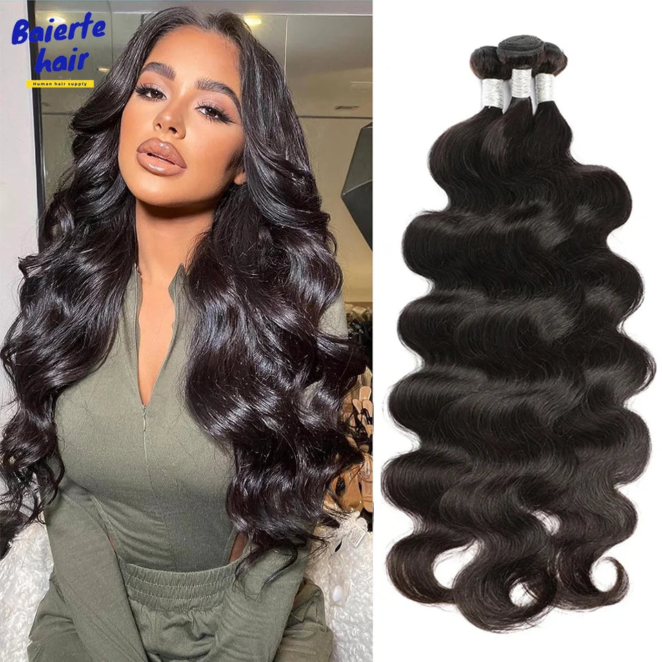 15A Echthaar-Strähnen Body Wave Unbehandeltes Naturbelassenes Echthaar-Extensions Echtes Welliges Haar Echtes Welliges Haar-Strähnen Body-Wave-Strähne Echthaar Doppelweft