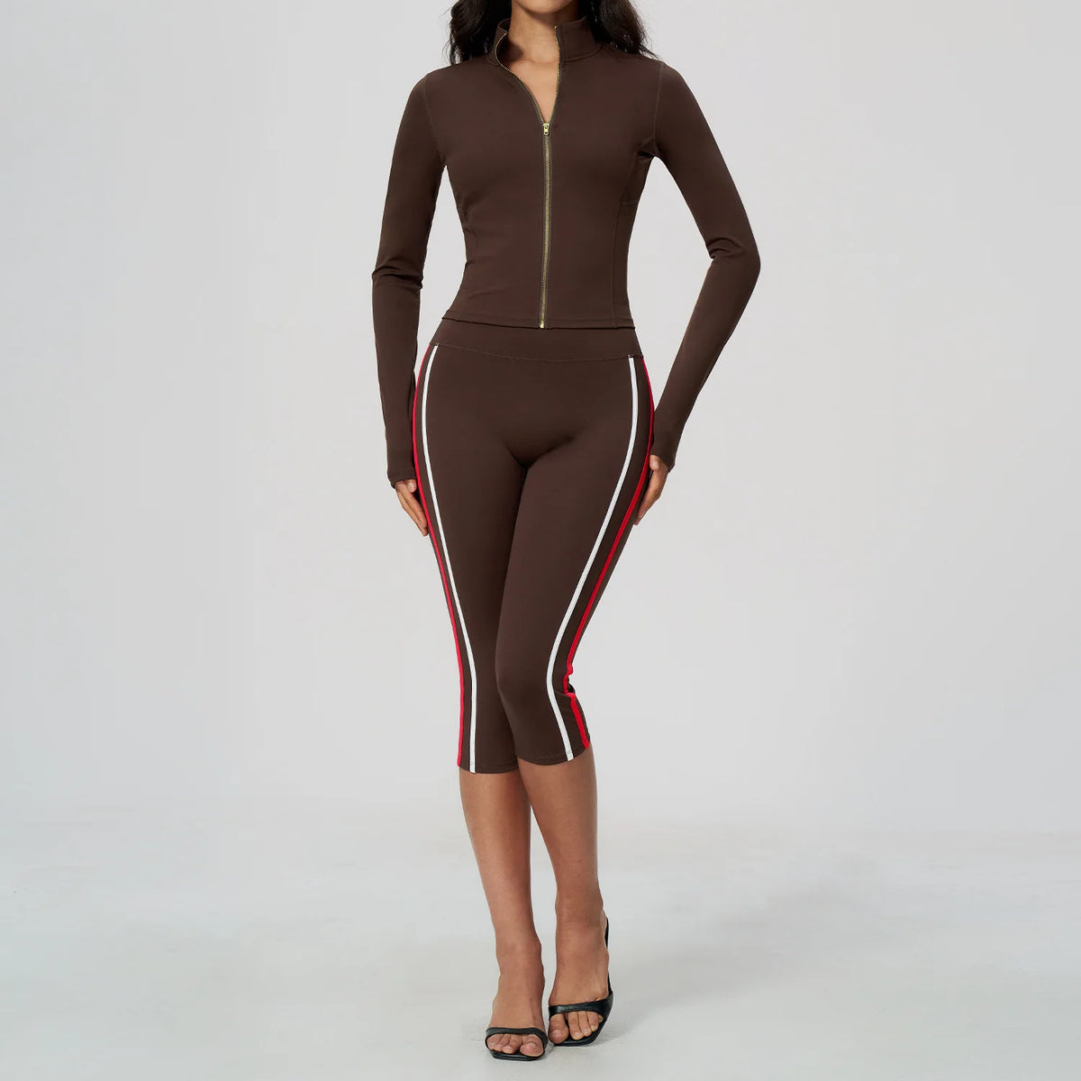 Ensemble yoga femme, 2 pièces, haut et legging