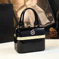 2025 New Genuine Leather Women's Handbags Luxury Fashion Small Square Box Portable Shoulder Messenger Bridal Wedding Bags