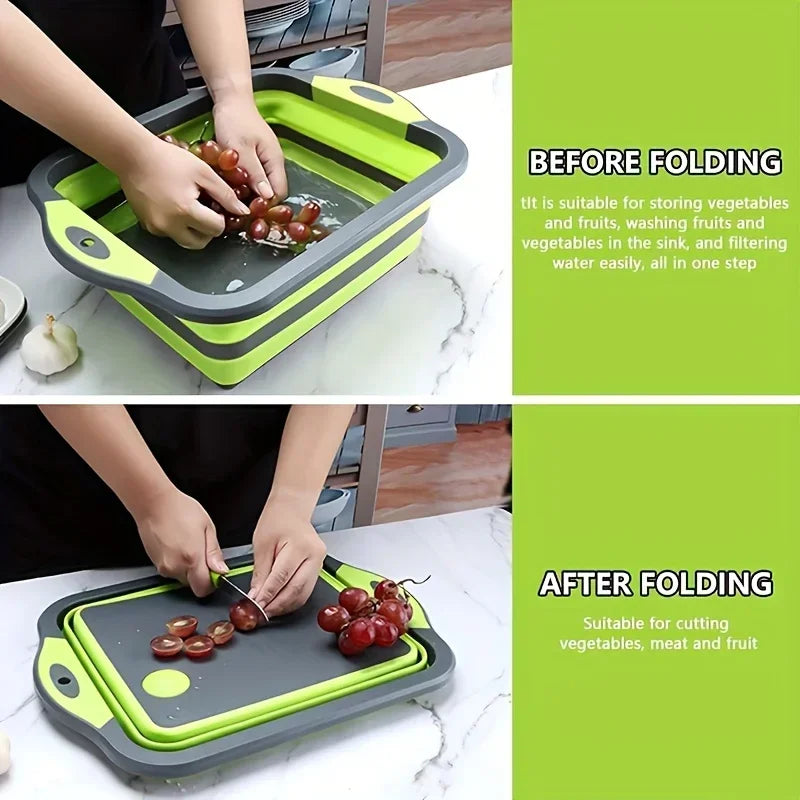 Foldable Portable Basin with Sink and Storage