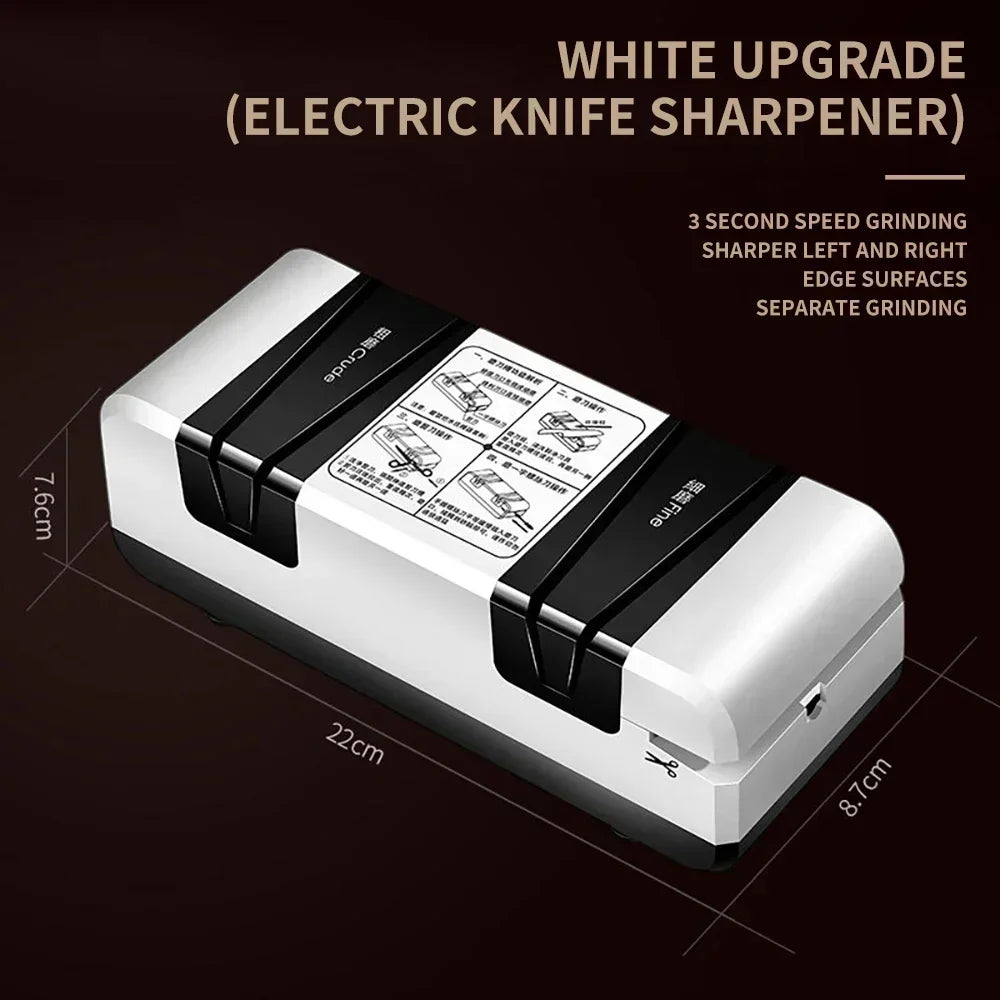 Aiguiseur Électrique Multifonction Automatique pour tournevis plats, ciseaux et couteaux, aiguiseur électrique rapide