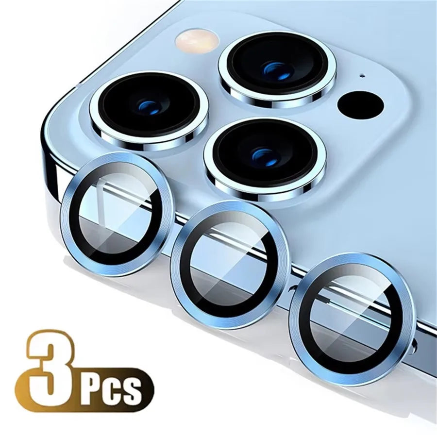 3pcs Camera Lens Protector For iPhone 18 17 16 Pro Max 15 Plus 14 13 Mini 12 11 17Pro 18Pro 16Pro Phone Protection Accessories