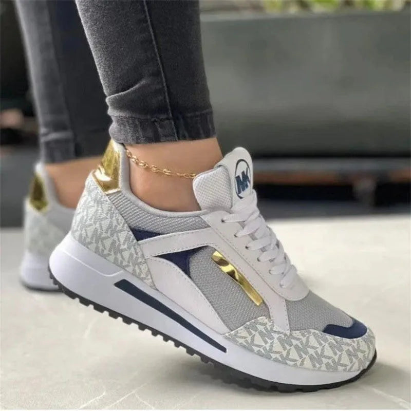Chaussures de Sport Décontractées Noires pour Femme Chaussures de Tennis en Mesh Confortables Baskets Légères Femme 2025 Nouvelles Pointure Grande Taille 43 Chaussure Vulcanisée pour Étudiante
