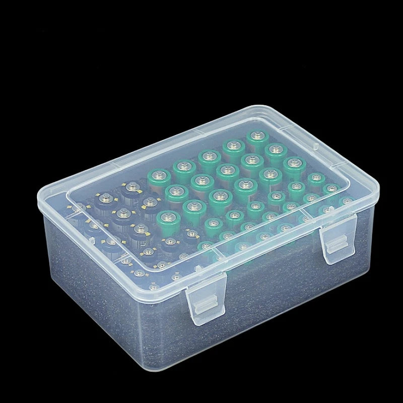Batterie-Organizer-Halter fasst 54 AA/AAA-Batterien, Batteriekasten für Garage und Zuhause, Schubladen-Organizer und Spender