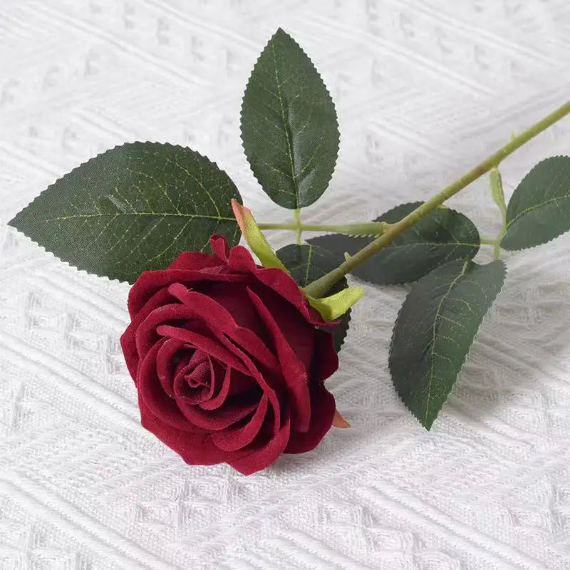 1/5/10/20 Artificial Roses Flowers Rose Branches Artificial Red Roses Realistic Fake Roses Wedding Birthday Home Decoration