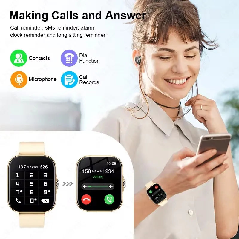 Smartwatch Bluetooth con chiamate e attività