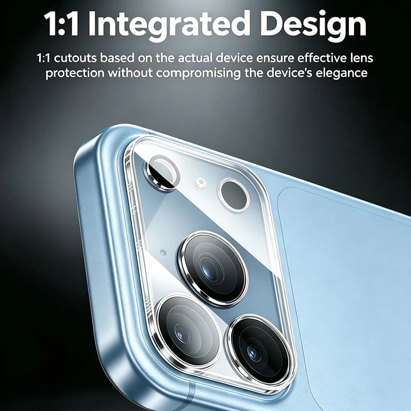 3PCS Back Camera Lens Film for Apple iPhone 18 Pro Max Camera Protectors Transparent Tempered Glass Lens Cover