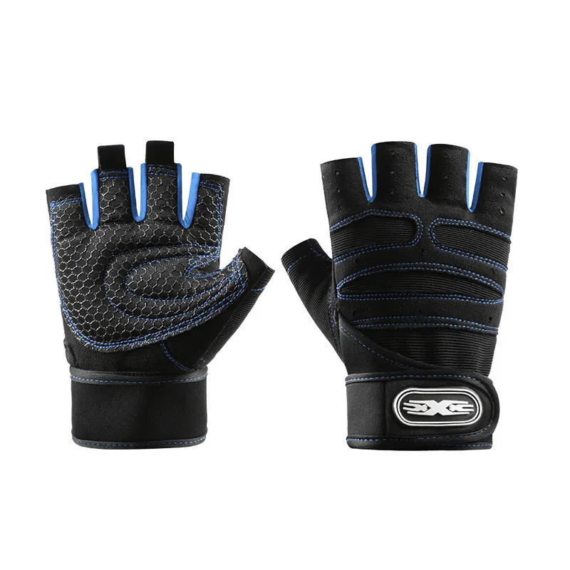 Half-Finger Cycling and Hiking Gloves for Men and Women