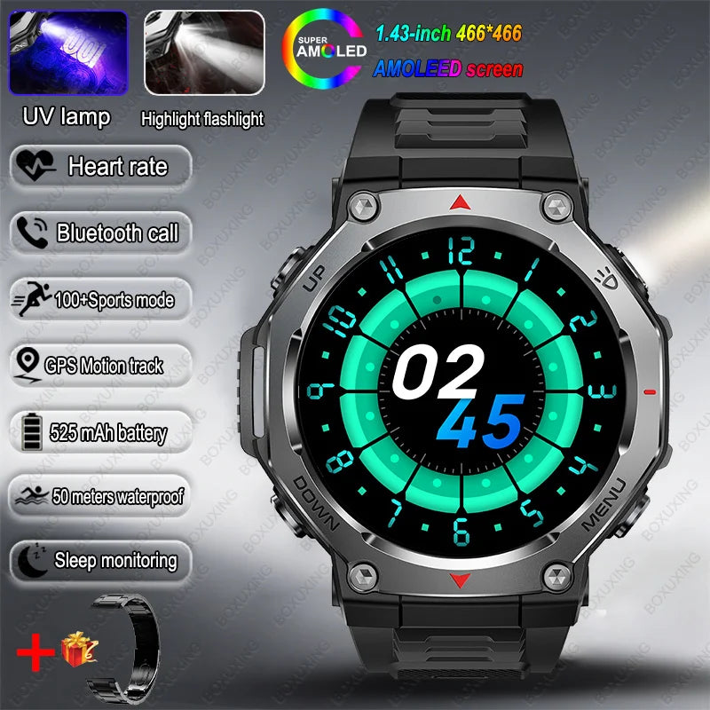 Bluetooth Calling Sports Smartwatch with 5 ATM Rating