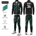 Completo sportivo uomo con zip, modello WX
