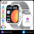 LIGE New 1.83" AMOLED Screen Sports Smart Watch For Men Built-in 24 Hours Daily Monitoring Man Watches Bluetooth Call Smartwatch
