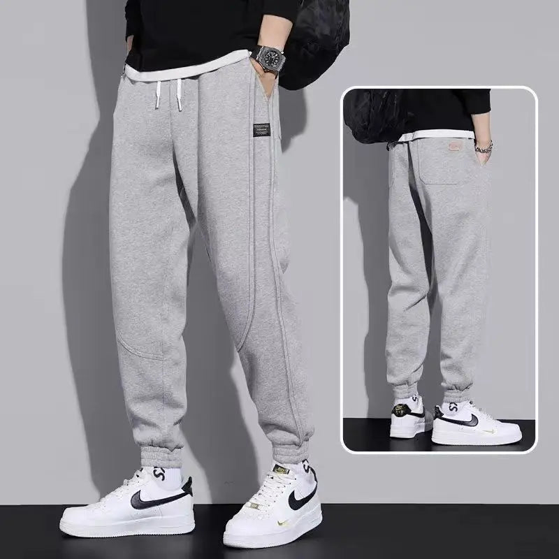 Pantaloni cargo uomo in poliestere con tasche