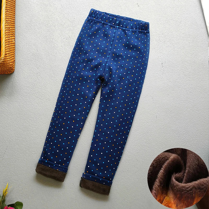 Children’s Fleece-Lined Printed Leggings