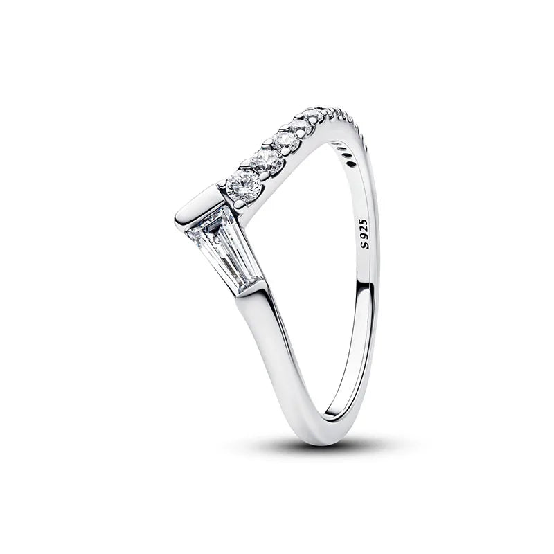 2026 New 925 Silver Women's Lips Colorful Crown Love Star Ring Fashion DIY Jewelry Gift