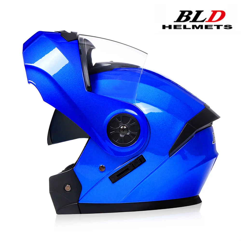 Modular Double Sun Visor Mtorcycle Helmet Men Women Classic Flip Up Riding DOT ECE Approved Racing Protective Casco Capatece
