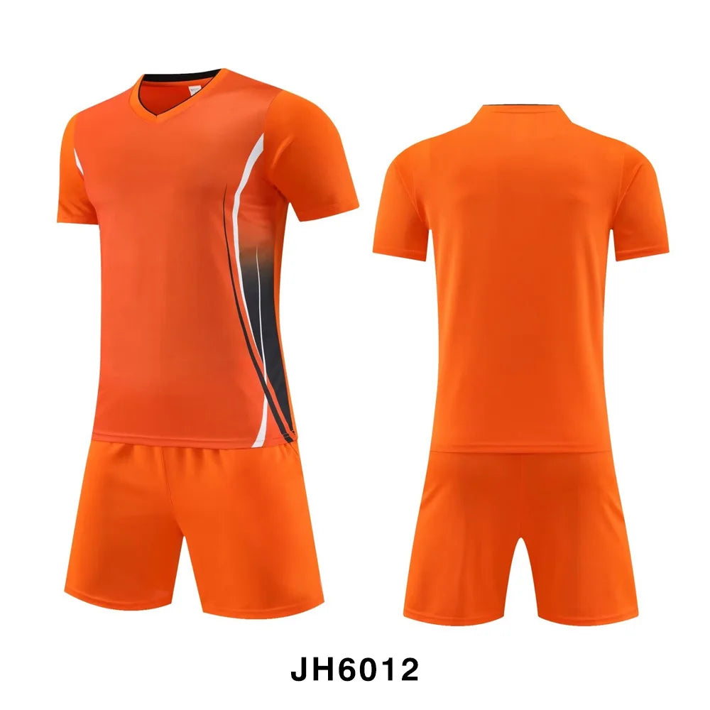 Adult Football Jersey Uniform Soccer Customize Men Kit Sports Clothes Women Futsal Sportswear Training Tracksuit Suit Clothing