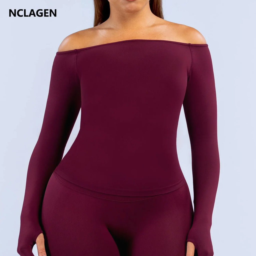 Maillot de sport femme, manches longues