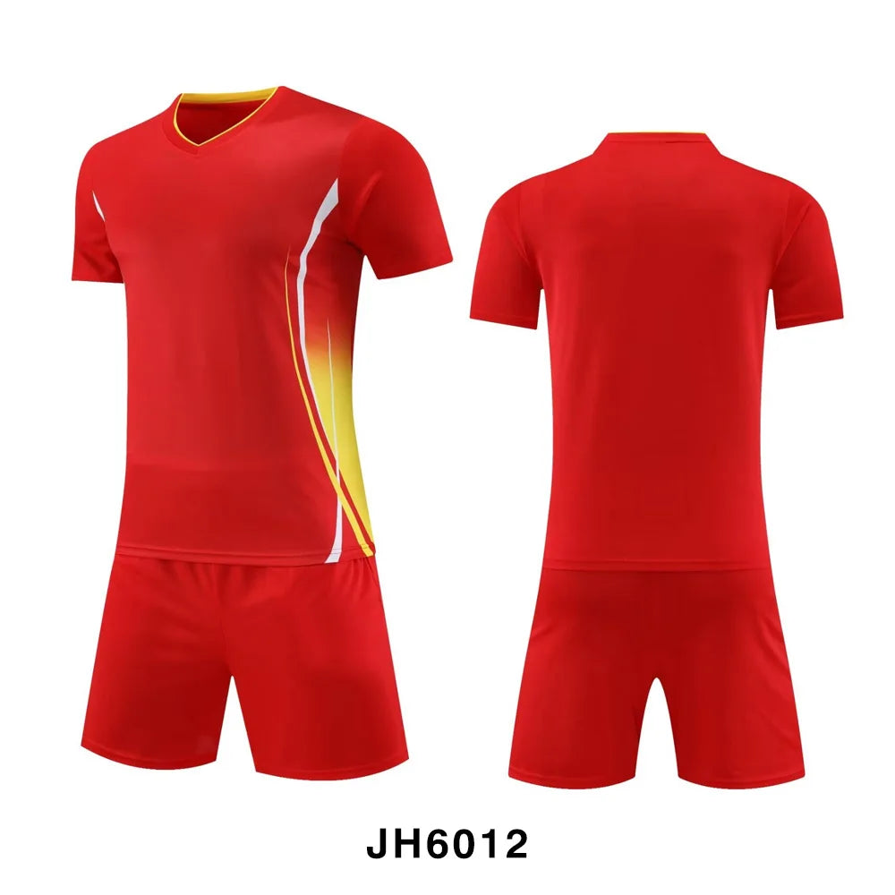 Adult Football Jersey Uniform Soccer Customize Men Kit Sports Clothes Women Futsal Sportswear Training Tracksuit Suit Clothing
