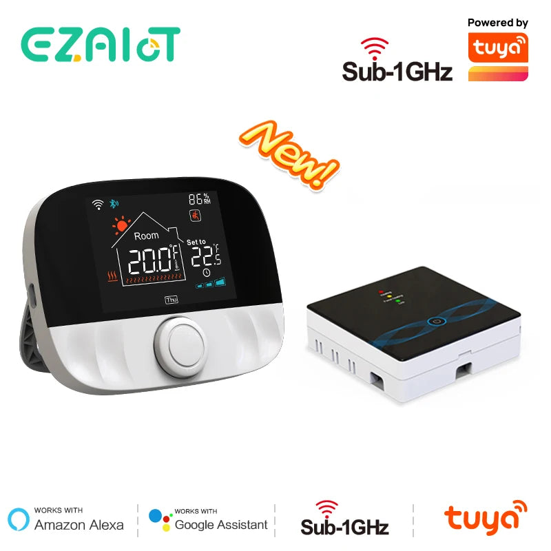 Termostato RF 433 MHz con varianti Wi-Fi