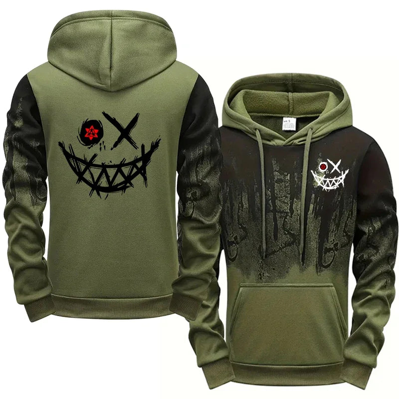 2025 Urban Fashion Hoodie-Sportbekleidungsset für Herren, Kapuzensweatshirt und Jogginghose, Herbst/Winter, lässiger Trainingsanzug für den Alltag