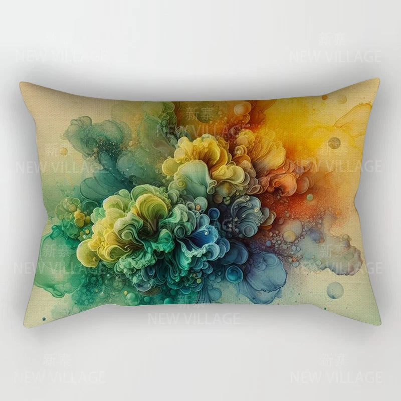 Coussin décoratif moderne pour la maison, salon, housse de coussin 48*74, 30x50 cm, 40x60 cm, 50x70 cm, abstrait, chambre, lit, canapé