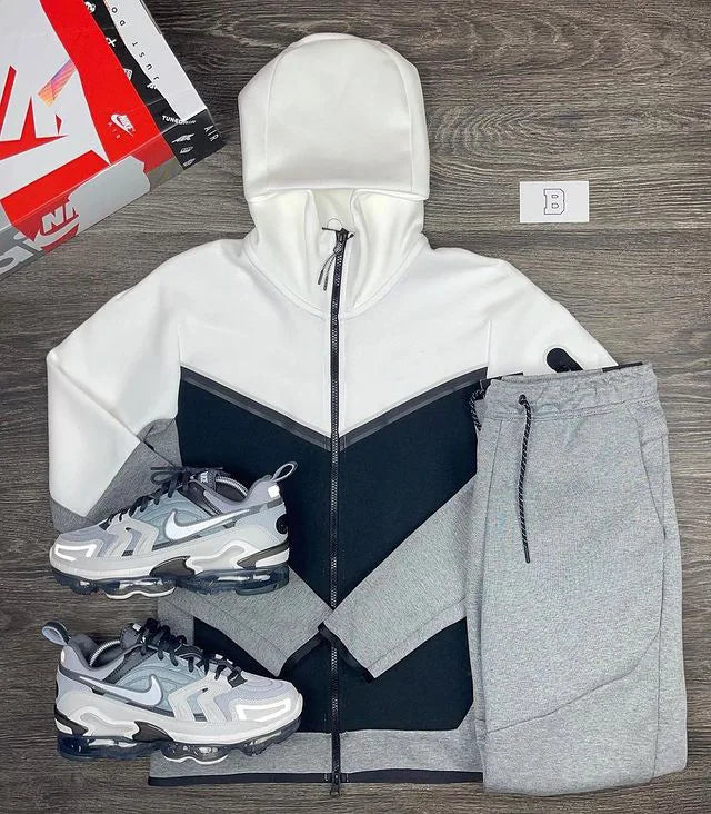 2025 men's new jogging suit, sweater, hoodie, jacket, sweatpants, 2-piece set, men's fashion casual autumn and winter jacket.