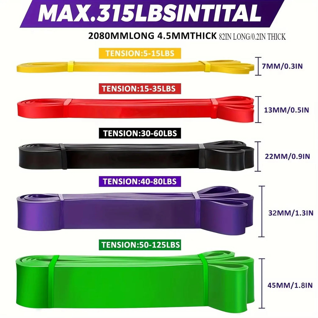 Latex Resistance Band for Pull-Ups and Strength Training