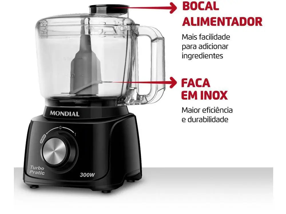Mondial Mini-Zerkleinerer Schwarz – 220 V
