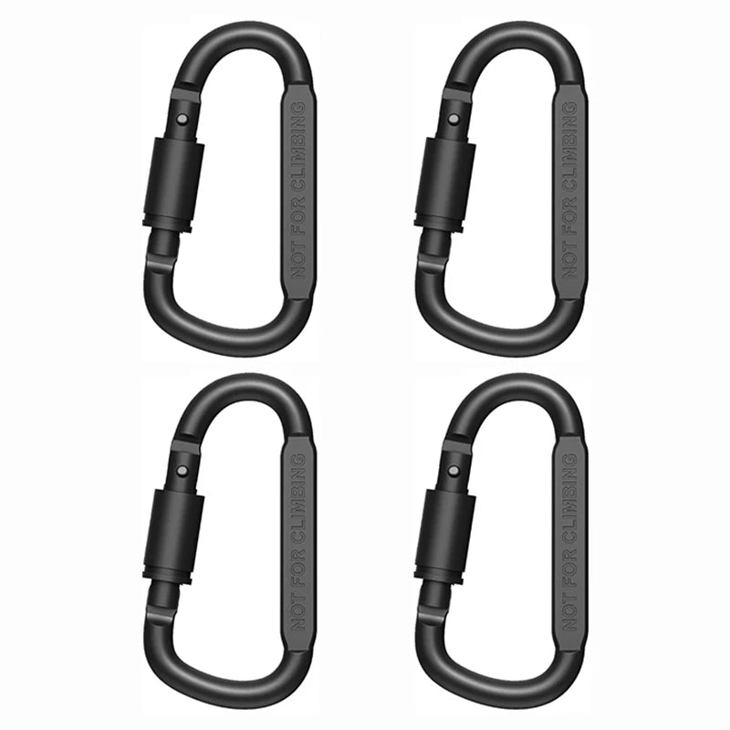 4-6PCS Carabiner Set For Key Camping Survival EDC Outdoor Keychain Clip Alloy Aluminum Tactical Caribiner Hook Karabiners