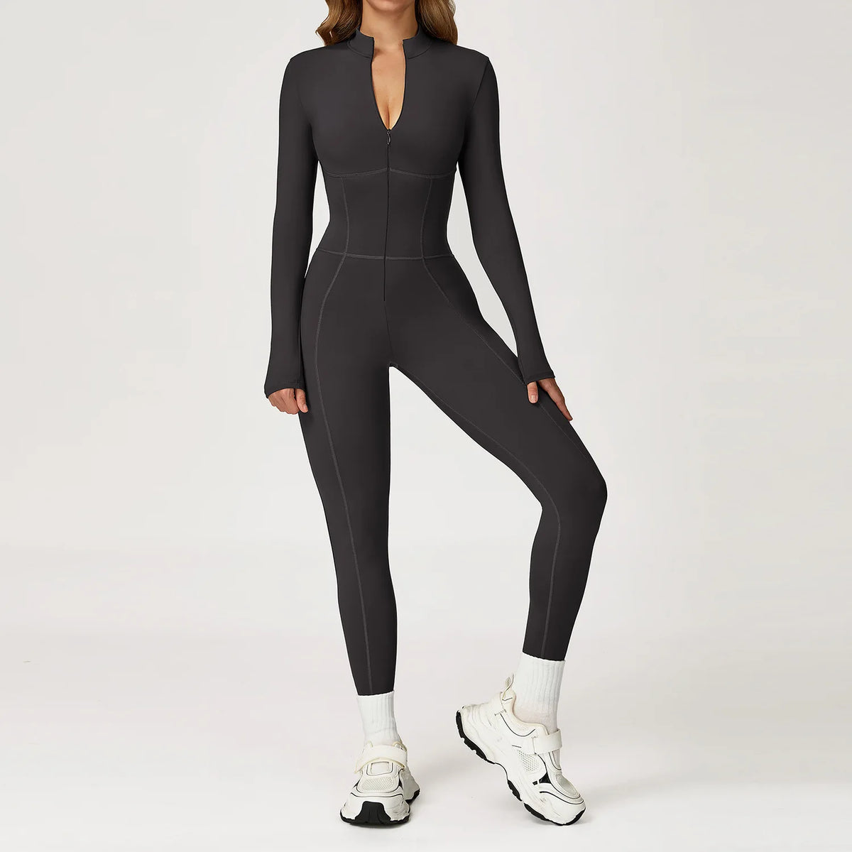 Sportoverall für Damen, langärmelig
