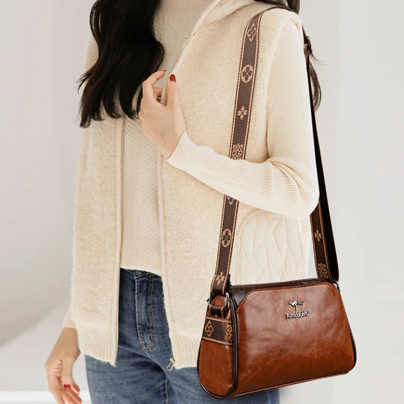 New Genuine High Quality Soft Leather Luxury Purses Crossbody Bag Designer Brand Ladies Shoulder Crossbody Bags 2026 Sac A Main