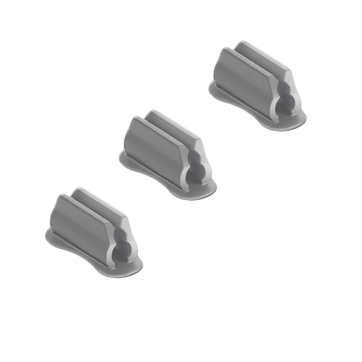 Adhesive Silicone Desk Pen Holders, 3-Piece Set