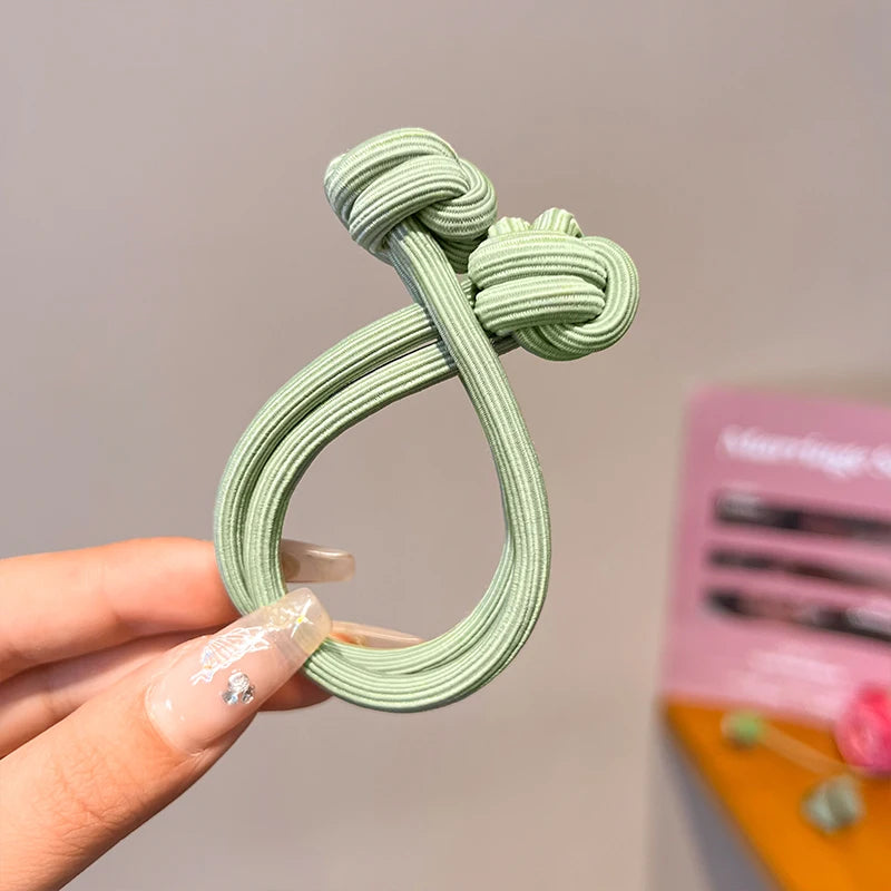 Simplicity Stretchy Rubber Hair Ties for Women, High-Elasticity Fashion Hair Scrunchies for Girls, Hair Accessories