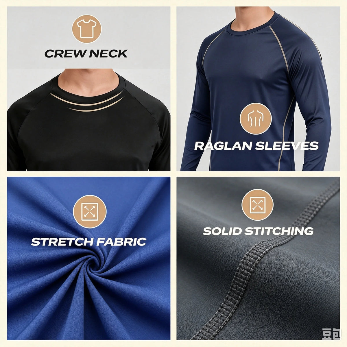 Maglia MIEYCO uomo a maniche lunghe per outdoor