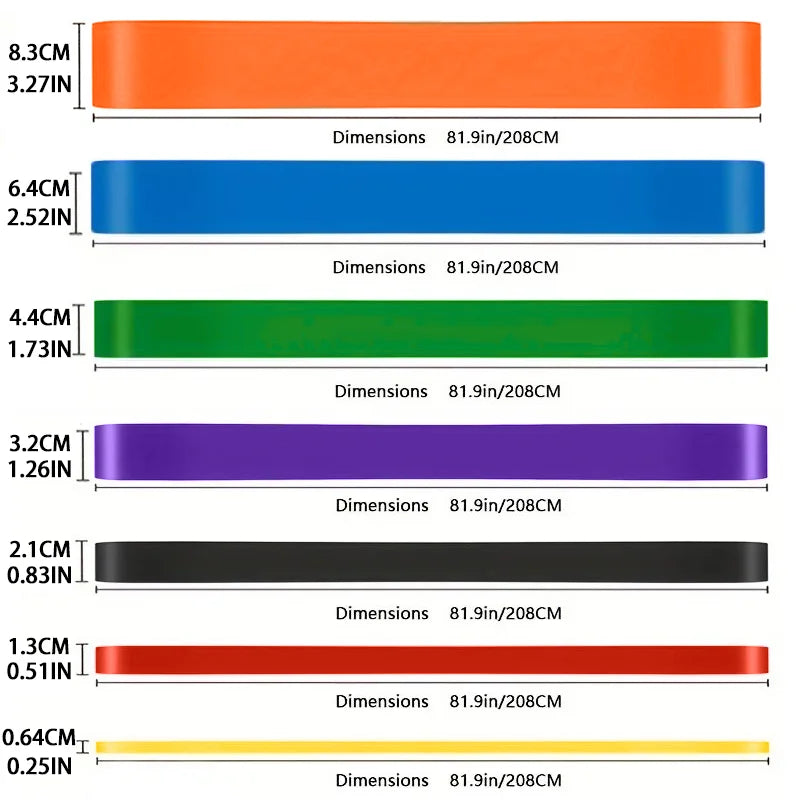 Natural Latex Resistance Band for Strength Training