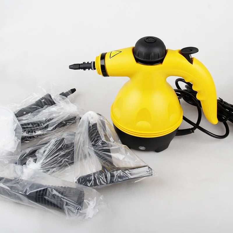 HOMEFISH Limpiador a vapor de alta temperatura de mano Herramienta de limpieza portátil para cocina campana extractora baño e interior del coche Limpieza profunda