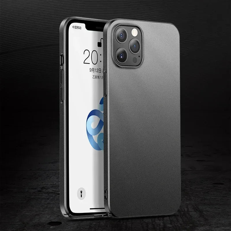 Cases For APPLE iPhone 16 16E 15 14 13 12 11 Pro Max Plus Mini Shockproof Case Cover Hard Plastic Ultra Slim Frosted Covers
