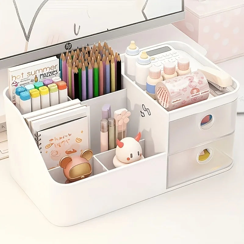 Multi-Compartment Desktop Pen Organizer