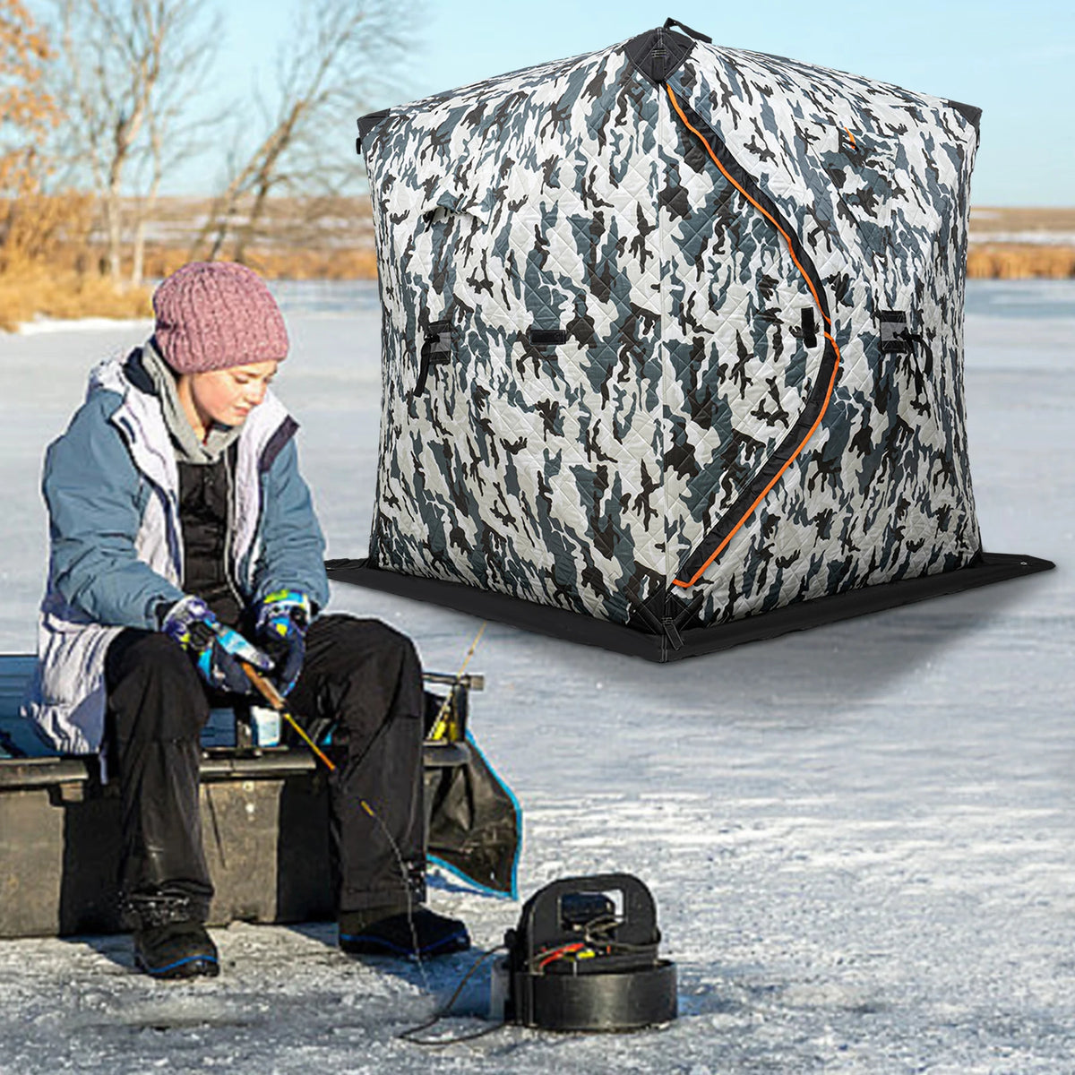 Ice Fishing Shelter Tent for 1–2 People