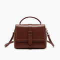 Genuine Leather Handbags Women Mini Square Flap Cross Body Bags Ladies Luxury Designer First Layer Cowhide Purses Shoulder Bag