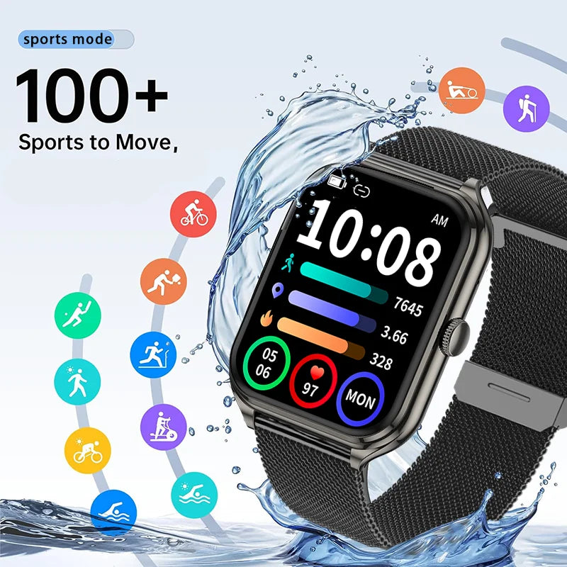 Paazomu AMOLED Smartwatch with Notifications